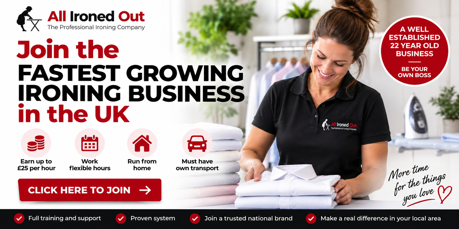 Join All Ironed Out as an ironing agent